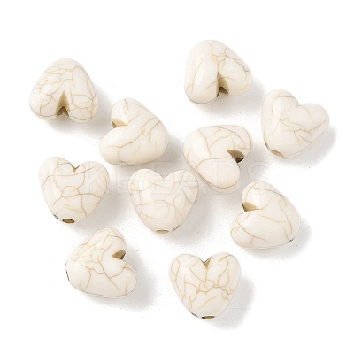 Synthetic Howlite Beads LS-G-V001-001F-1