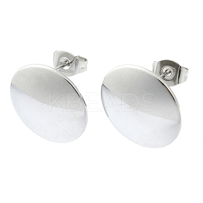 Tarnish Resistant 201 Stainless Steel Stud Earrings EJEW-K270-06B-P-1