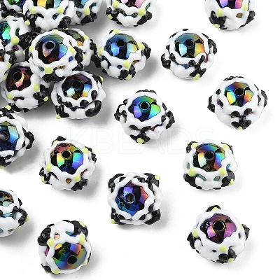 Opaque Acrylic Beads SACR-YW0002-78A-05-1