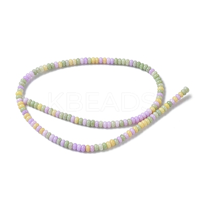 Ombre Effect Dyed Glass Beads Strands GLAA-C043-01E-1