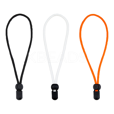 3Pcs 3 Colors Nylon Scuba Diving Snorkeling Adjustable Wrist Lanyard Strap FIND-FH0008-42-1