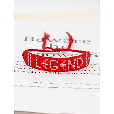 Miyuki Seed Braided Bead Bracelet BJEW-P269-26-1
