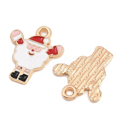 Christmas Theme Alloy Enamel Pendants FIND-I065-02I-KCG-1