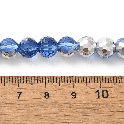 Electroplate Glass Beads EGLA-F163-03B-1