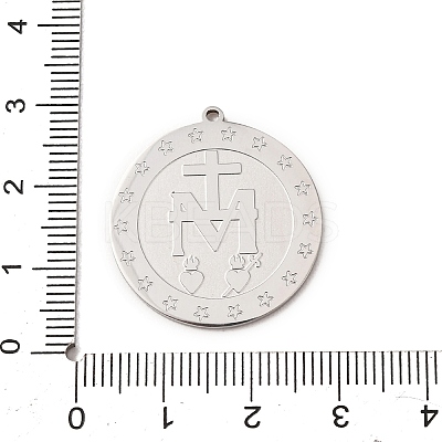Religion 304 Stainless Steel Pendants STAS-F367-04P-1