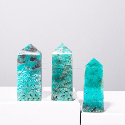 Tower Natural Amazonite Home Display Decoration LS-PW-WG13640-01-1