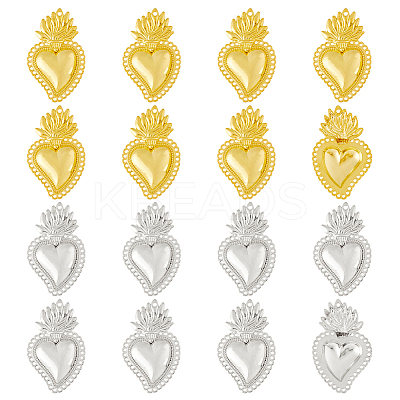 16Pcs 2 Colors Alloy Pendants FIND-DC0006-50-1