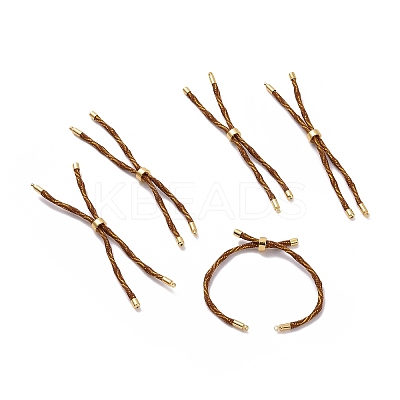 Nylon Cord Silder Bracelets MAK-C003-03G-01-1