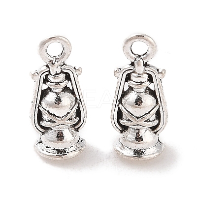 Kerosene Lamp Tibetan Style Alloy Pendants PALLOY-P077-01-1