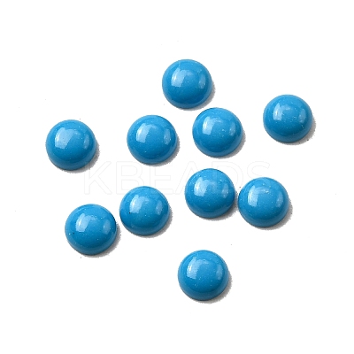 Synthetic Turquoise Cabochons G-C070-02C-1