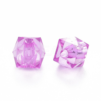 Transparent Acrylic Beads TACR-Q259-10mm-V-01-1