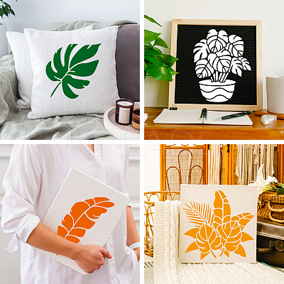 9Pcs 9 Styles Mandala PET Hollow Out Drawing Painting Stencils DIY-WH0411-533-1
