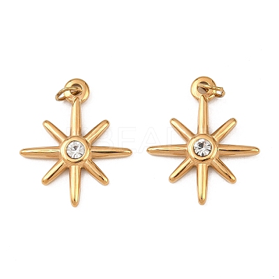 304 Stainless Steel Pendants STAS-H244-10G-1