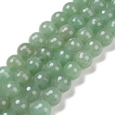 Natural Green Aventurine Beads Strands G-E571-08B-1