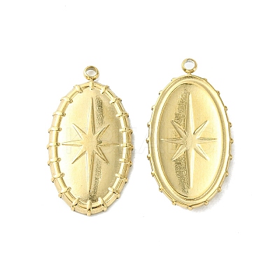 304 Stainless Steel Pendants STAS-L269-046G-1