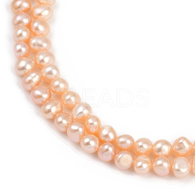 Natural Cultured Freshwater Pearl Beads Strands PEAR-P064-19E-08C-1