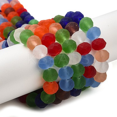 Transparent Glass Beads Strands X-EGLA-A034-M10mm-63-1