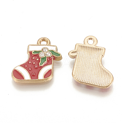 Alloy Enamel Pendants X-ENAM-S115-031-1