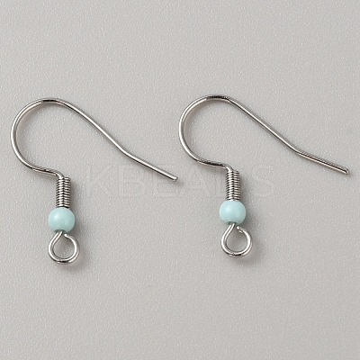 304 Stainless Steel Earring Hooks LS-STAS-WH0027-64P-07-1