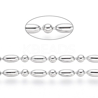 Non-Tarnish 304 Stainless Steel Ball Chains CHS-L024-023D-1