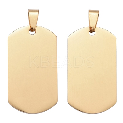 304 Stainless Steel Big Pendants STAS-I140-19F-G-1