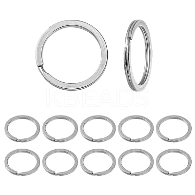 304 Stainless Steel Keychain Clasp Findings STAS-YW0001-80-1