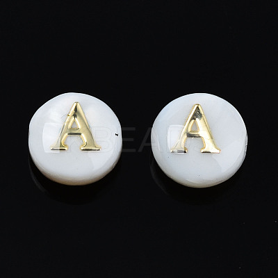 Natural Freshwater Shell Beads SHEL-S278-036A-1