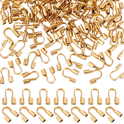 100Pcs 304 Stainless Steel Wire Guardian and Protectors STAS-PH0005-83A-1