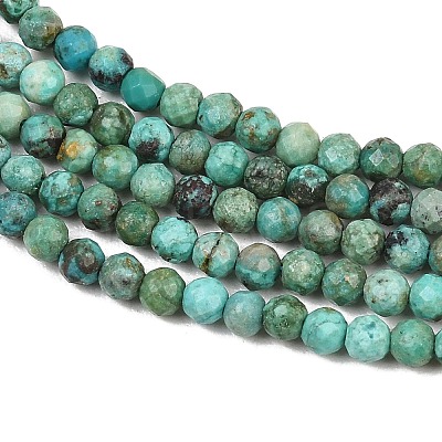 Natural HuBei Turquoise Beads Strands GG-CBA767B-A02-3MM-1