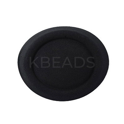 Polyester Oval Pillbox Stewardess Fascinator Hat Base for Millinery AJEW-WH0342-61D-1