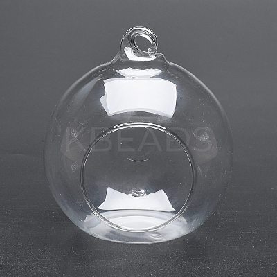 Transparent Wall Hanging Glass Ball Planter Terrarium Container Vase DIY-L047-01-1