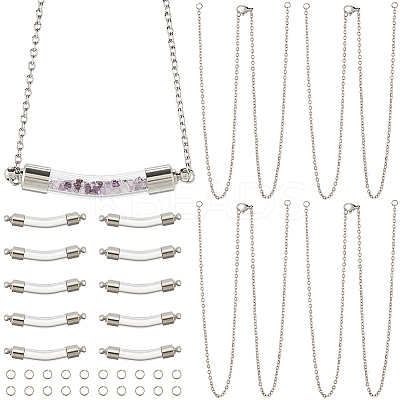 10Pcs 304 Stainless Steel Pendants Necklaces NJEW-SC0001-42-1
