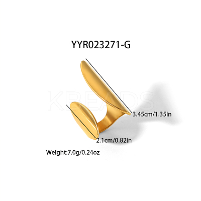 Adjustable Open Mouth Ring AA6827-1-1