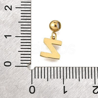 304 Stainless Steel Rhinstone Pendant STAS-H202-50G-Z-1