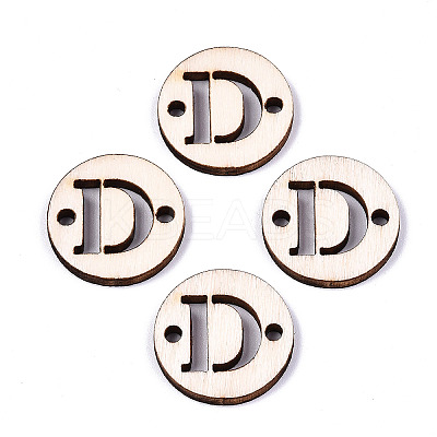 Unfinished Natural Poplar Wood Links Connectors WOOD-S045-140A-01D-1