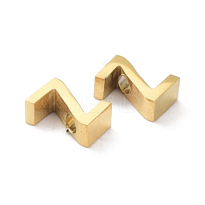 Ion Plating(IP) 304 Stainless Steel Charms STAS-K216-41Z-G-1