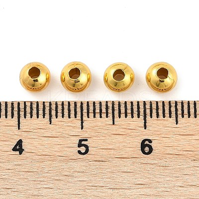 Brass Smooth Round Beads EC400-3G-1
