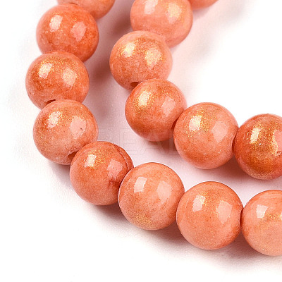 Natural Mashan Jade Beads Strands G-A255-A01-02J-1