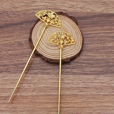 Alloy Hair Stick Findings OHAR-PW0001-324G-1