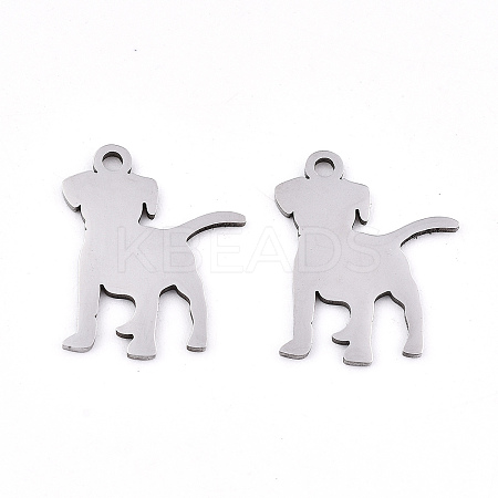 Non-Tarnish 201 Stainless Steel Pendants X-STAS-S081-050-1