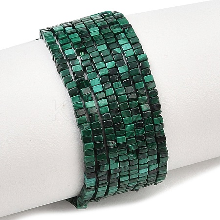 Natural Malachitel Beads Strands G-K399-B05-01-1