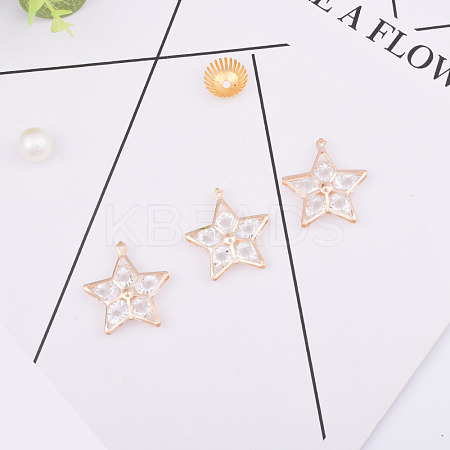 Alloy Rhinestone Pendants PALLOY-TAC0012-59-1