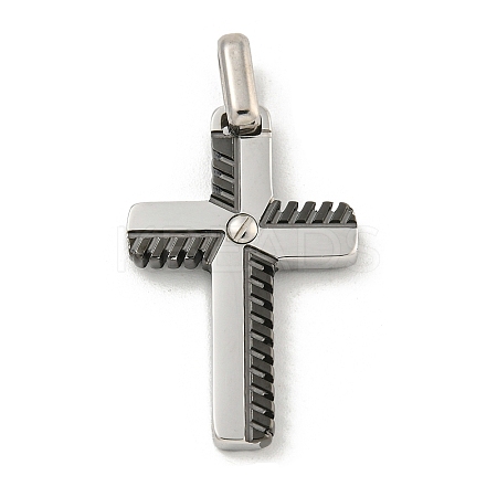 304 Stainless Steel Pendants STAS-F307-12EB-1