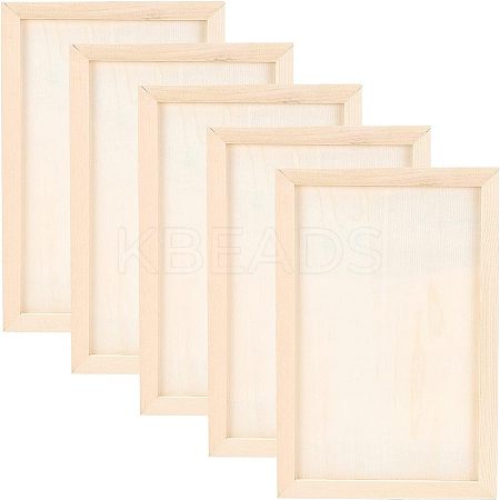 Wood Painting Canvas Panels LS-WOOD-WH0109-07-1
