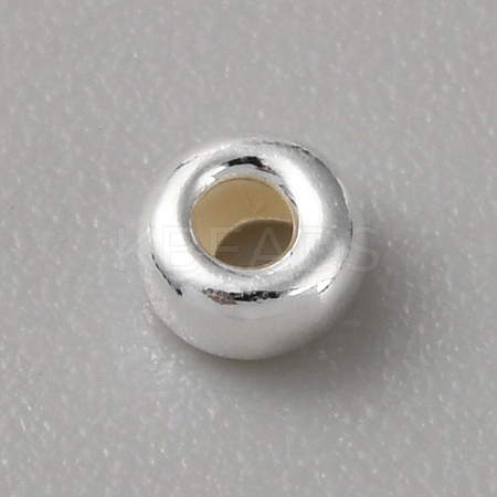 925 Sterling Silver Spacer Beads STER-WH0020-02A-S-1