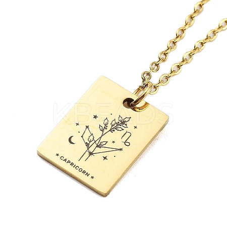 Birthday Flower 304 Stainless Steel Pendant Nacklaces For Women STAS-S124-03G-10-1