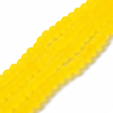 Transparent Glass Beads Strands EGLA-A034-T8mm-MD17-1