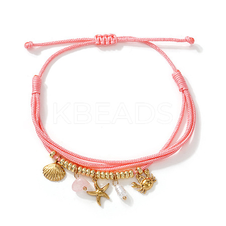 Adjustable 304 Stainless Steel Charm Bracelets OX3951-3-1