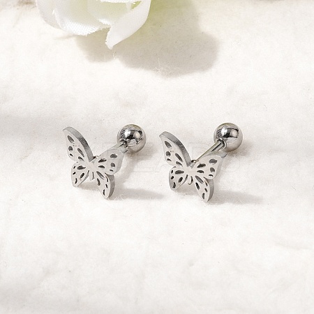 304 Stainless Steel Nose Bone Rings STAS-B126-14P-01-1