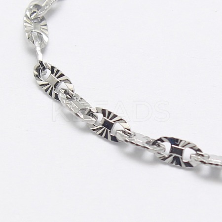 304 Stainless Steel Chains Fancy Mariner Link Chains for Women Jewelry Making CHS-D001-03-1